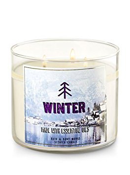 Bath and Body Works Winter Candle - 3-Wick 14.5 oz with Essential Oils | Winter Fragrance