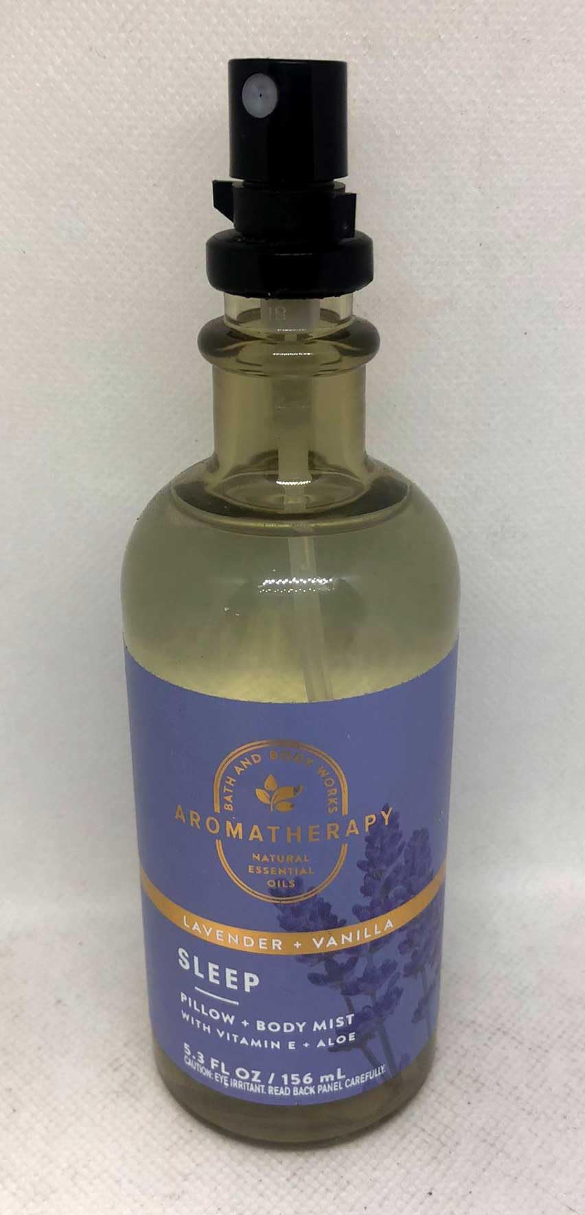Bath & Body Works Aromatherapy Pillow Mist – Lavender + Vanilla for Sleep