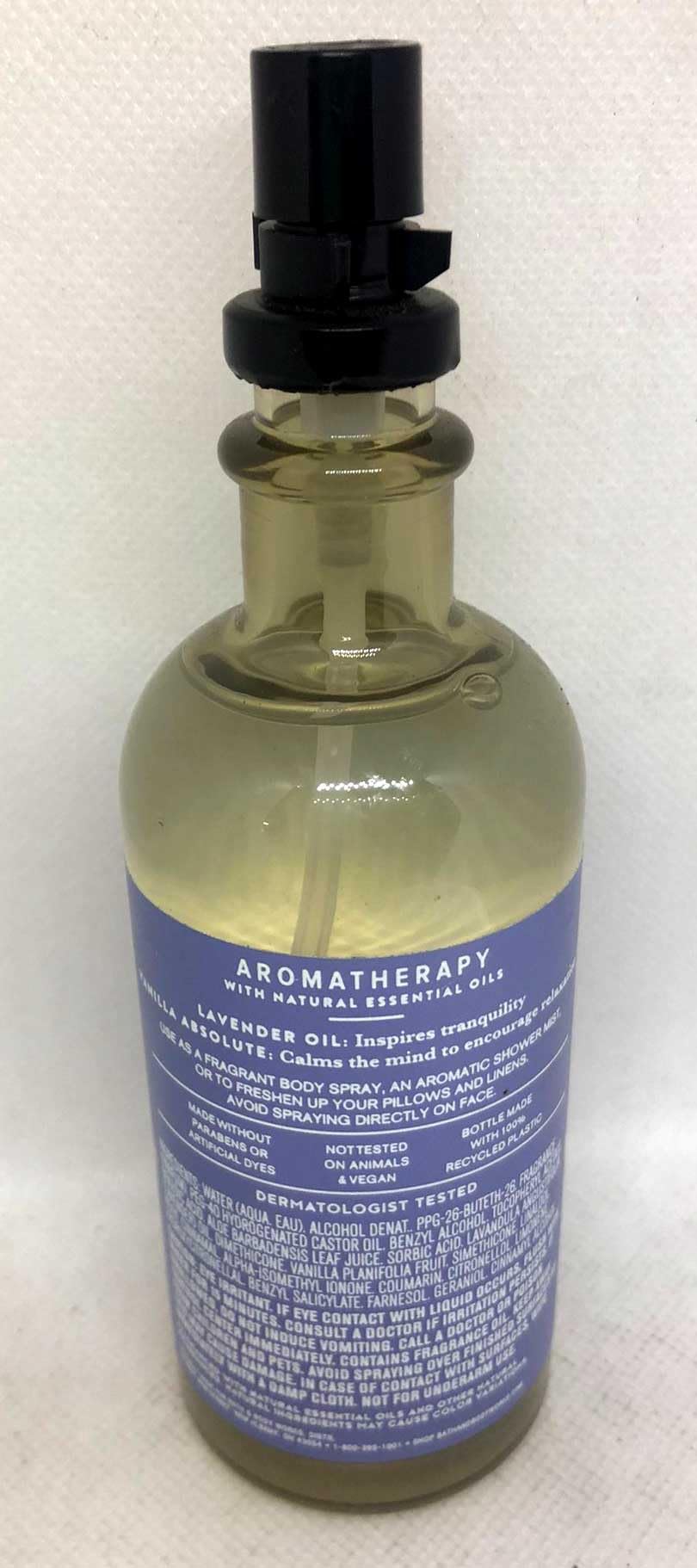 Bath & Body Works Aromatherapy Pillow Mist – Lavender + Vanilla for Sleep