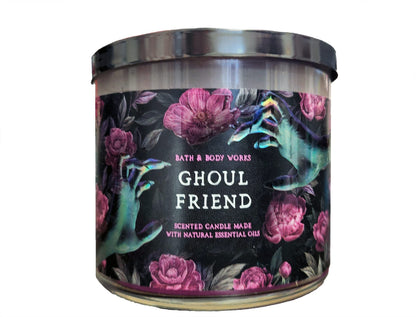 Bath & Body Works White Barn 3-Wick Candle with Essential Oils - 14.5 oz (Ghoul Friend) - 2021 Halloween