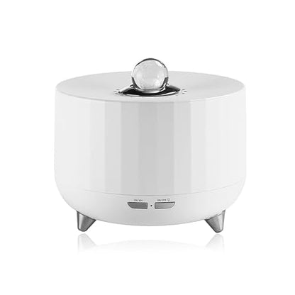 BATULU 300ML Essential Oil Diffuser – White, Humidifier, 7-Color LED Night Light