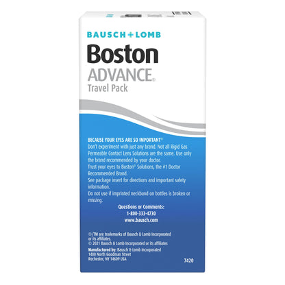 Bausch & Lomb Boston Advance Travel Pack 3-Pack – 3 Travel Packs