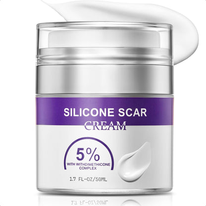 BAUTVAS Advanced Scar Cream – Silicone Scar Gel for Surgical Scars, Stretch Marks & Keloids (1.7 oz)