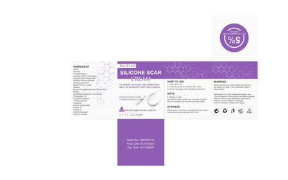 BAUTVAS Advanced Scar Cream – Silicone Scar Gel for Surgical Scars, Stretch Marks & Keloids (1.7 oz)