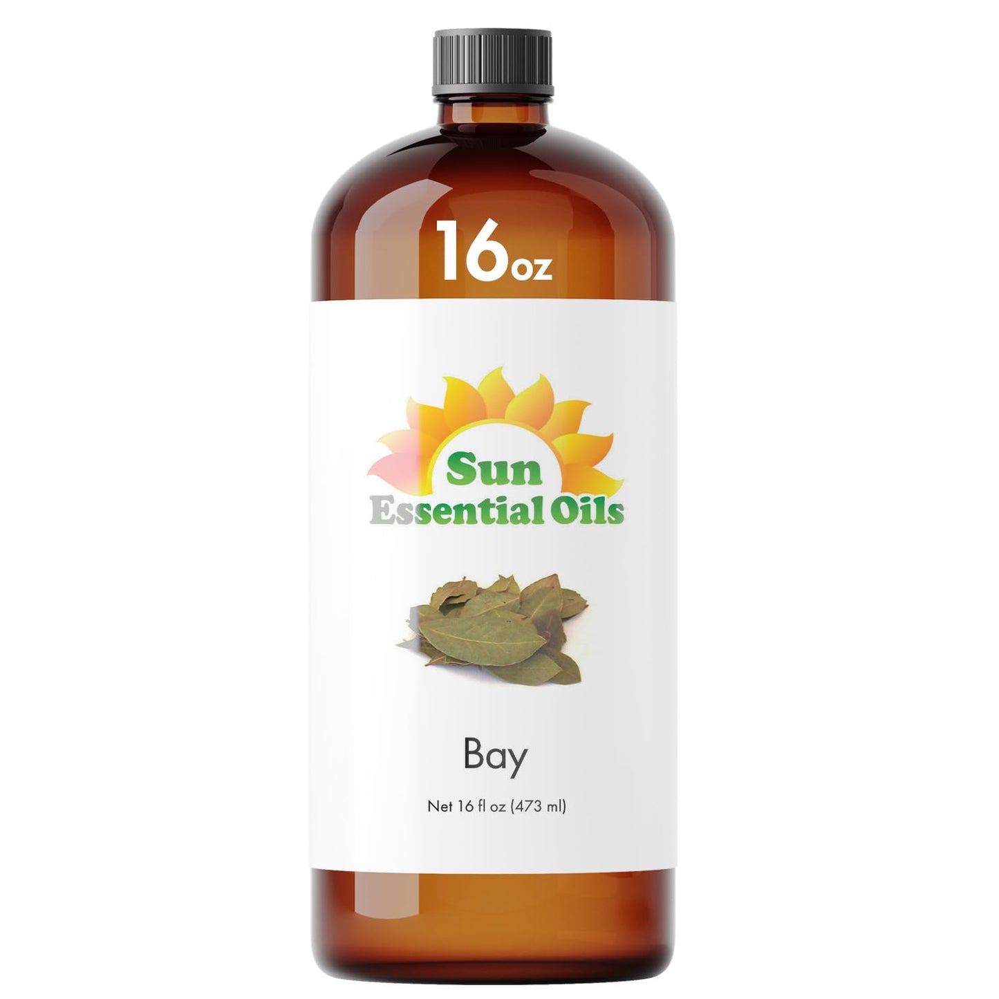 Bay Essential Oil 16oz | Aromatherapy, Diffuser & Hair Care | Sun Essential Oils