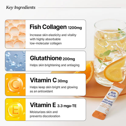 BB LAB Collagen Glutathione White - Low Molecular Korean Stick, Orange Flavor