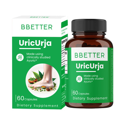 BBETTER UricUrja – Uric Acid Support with Ayuric® (Terminalia bellirica)