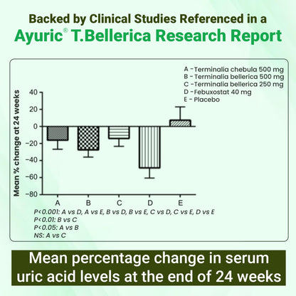 BBETTER UricUrja – Uric Acid Support with Ayuric® (Terminalia bellirica)