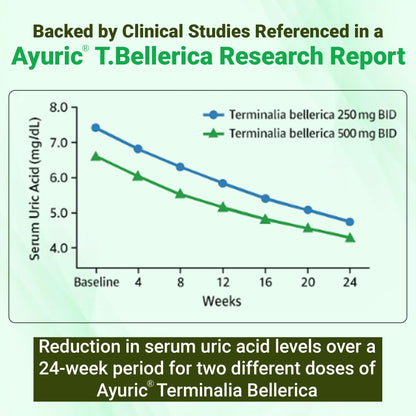 BBETTER UricUrja – Uric Acid Support with Ayuric® (Terminalia bellirica)