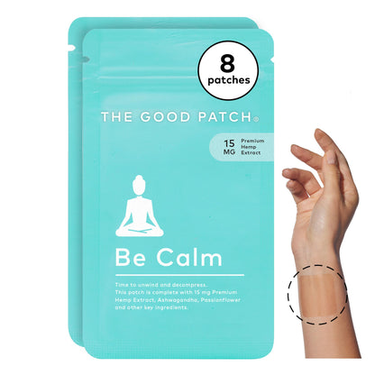 Be Calm Patch with Hemp | Plant-Powered Wearable Wellness | The Good Patch