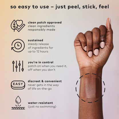 Be Calm Patch with Hemp | Plant-Powered Wearable Wellness | The Good Patch
