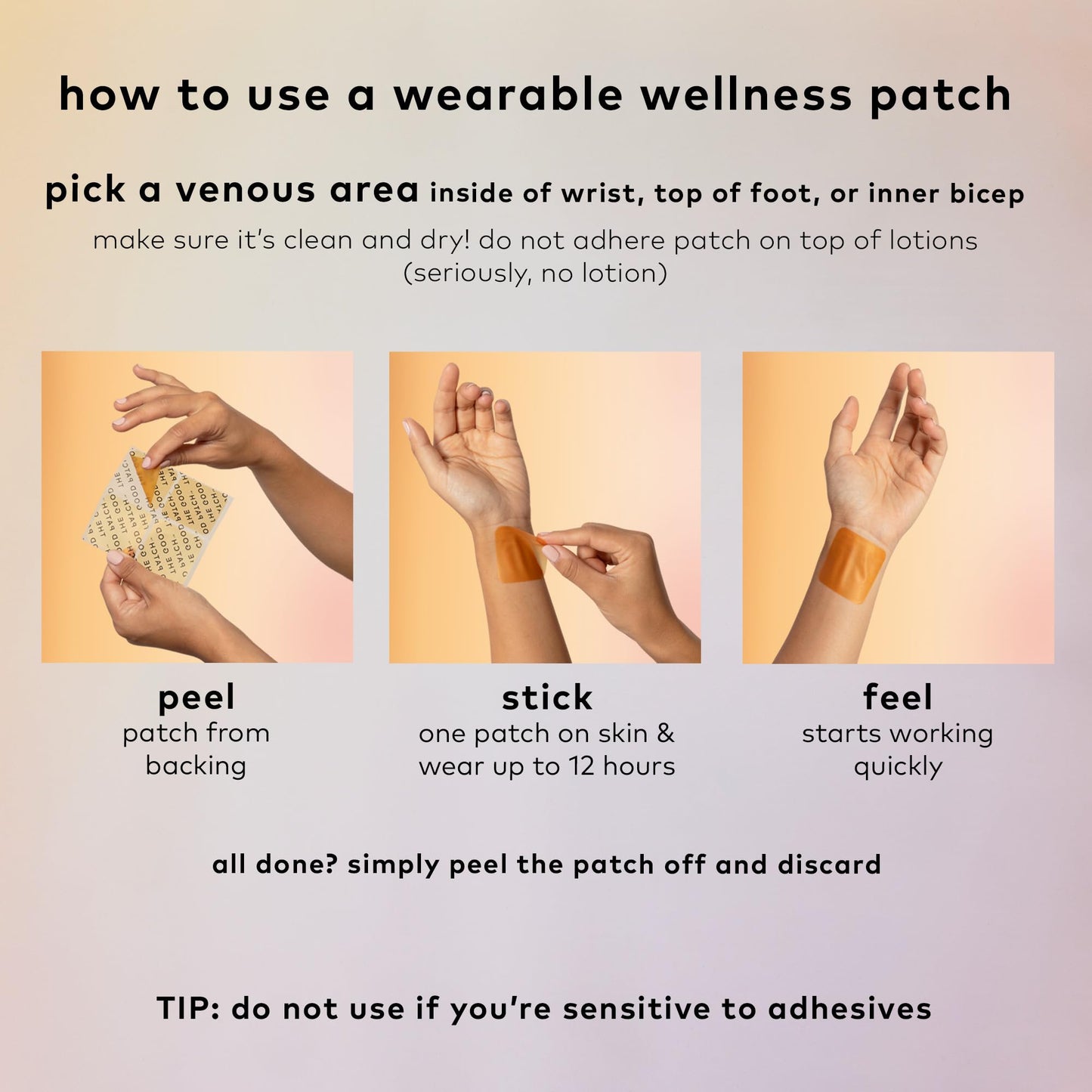 Be Calm Patch with Hemp | Plant-Powered Wearable Wellness | The Good Patch