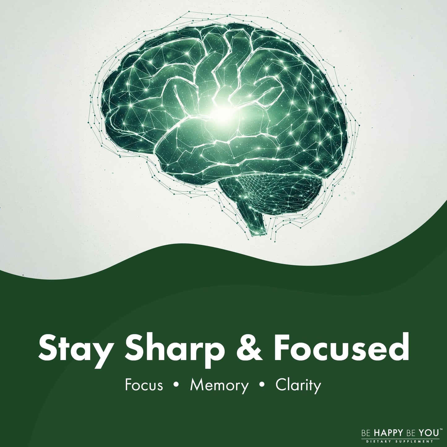 Be Happy Be You Organic Mushroom Sea Moss Gummies - Watermelon 90 Ct | Lion’s Mane & Immune Support | Vegan
