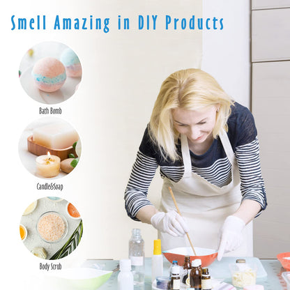 Beach Fragrance Oils by MitFlor – 6x10 ml Diffuser & Candle Oils