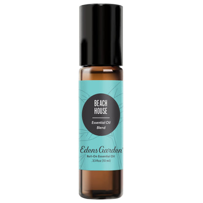 Edens Garden Beach House Essential Oil Roll-On – 10 ml, 100% Pure, Pre-Diluted, Travel-Friendly