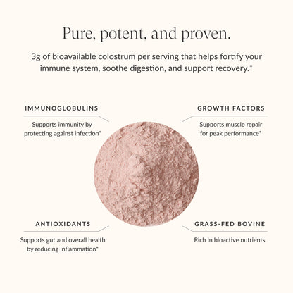 Beam Colostrum Powder – 3g Serving for Gut Health & Immunity