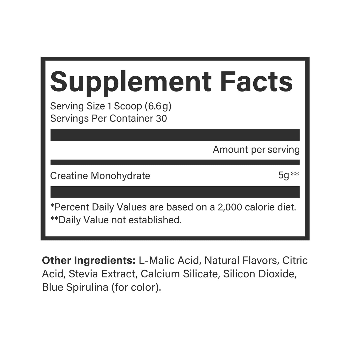 Beam Creatine Powder – Third-Party Tested, Micronized Creatine Monohydrate, Blue Raspberry, 30 Servings