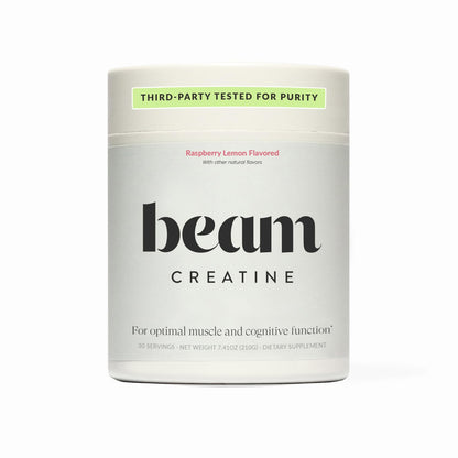 Beam Creatine Powder – Third-Party Tested, Micronized Creatine Monohydrate