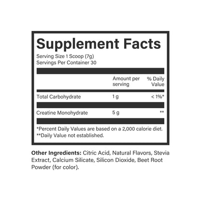 Beam Creatine Powder – Third-Party Tested, Micronized Creatine Monohydrate