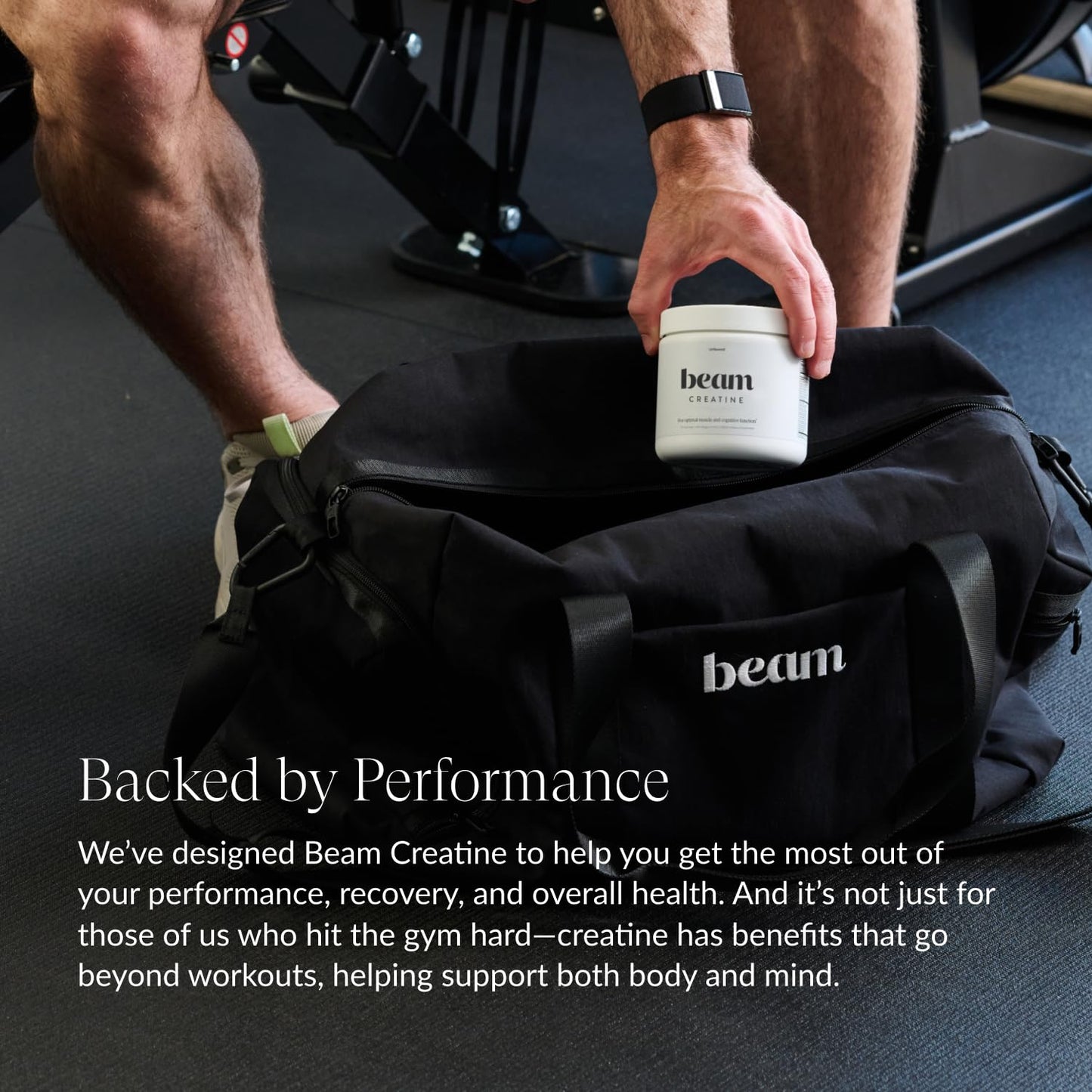 Beam Creatine Powder – Third-Party Tested, Micronized Creatine Monohydrate