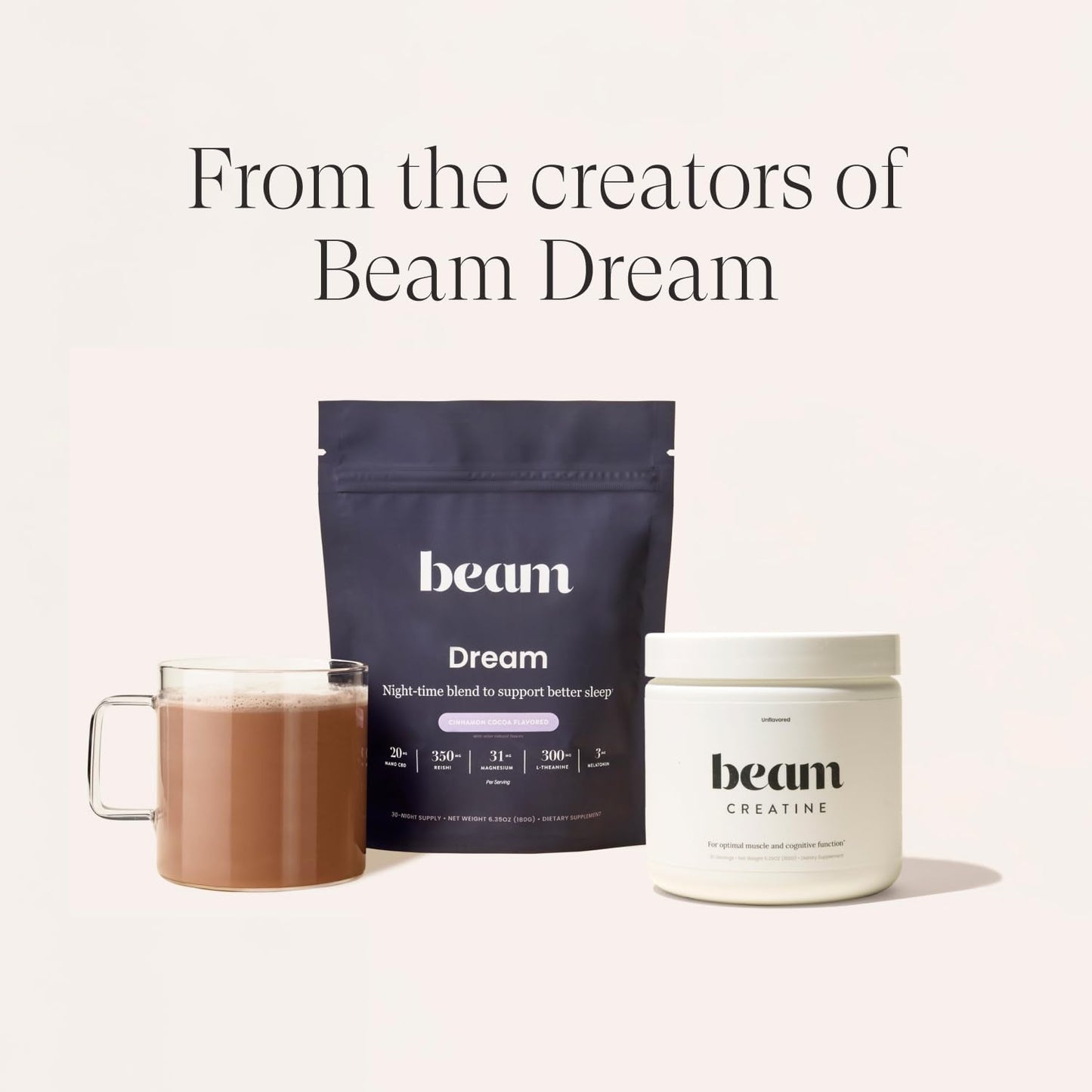 Beam Creatine Powder – Third-Party Tested, Micronized Creatine Monohydrate
