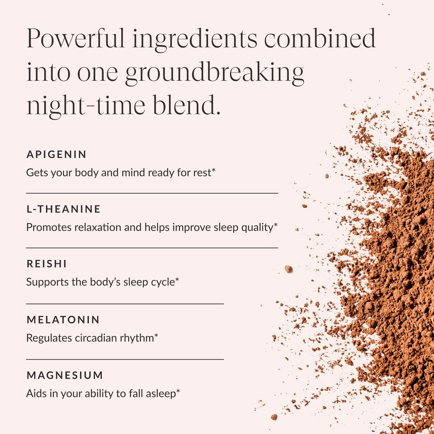 Beam Dream Sleep Powder – L-Theanine, Apigenin, Reishi & Magnesium