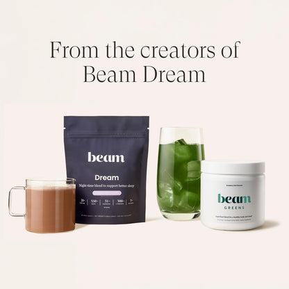 Beam Greens Powder - Vegan Organic Greens for Gut Health & Immune Support | 30 Servings
