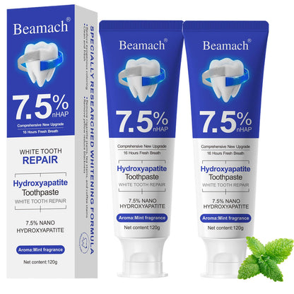 Beamach Hydroxyapatite Toothpaste – Fluoride-Free Enamel Protection & Whitening