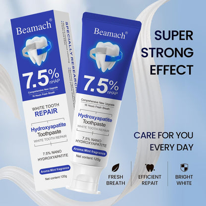 Beamach Hydroxyapatite Toothpaste – Fluoride-Free Enamel Protection & Whitening
