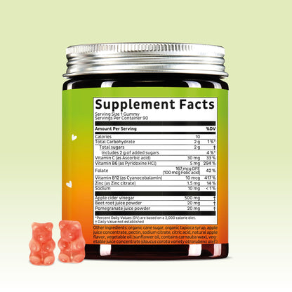 Bears with Benefits ACV Gummies – Metabolism, Digestion & Detox with Iodine (30 Gummies)