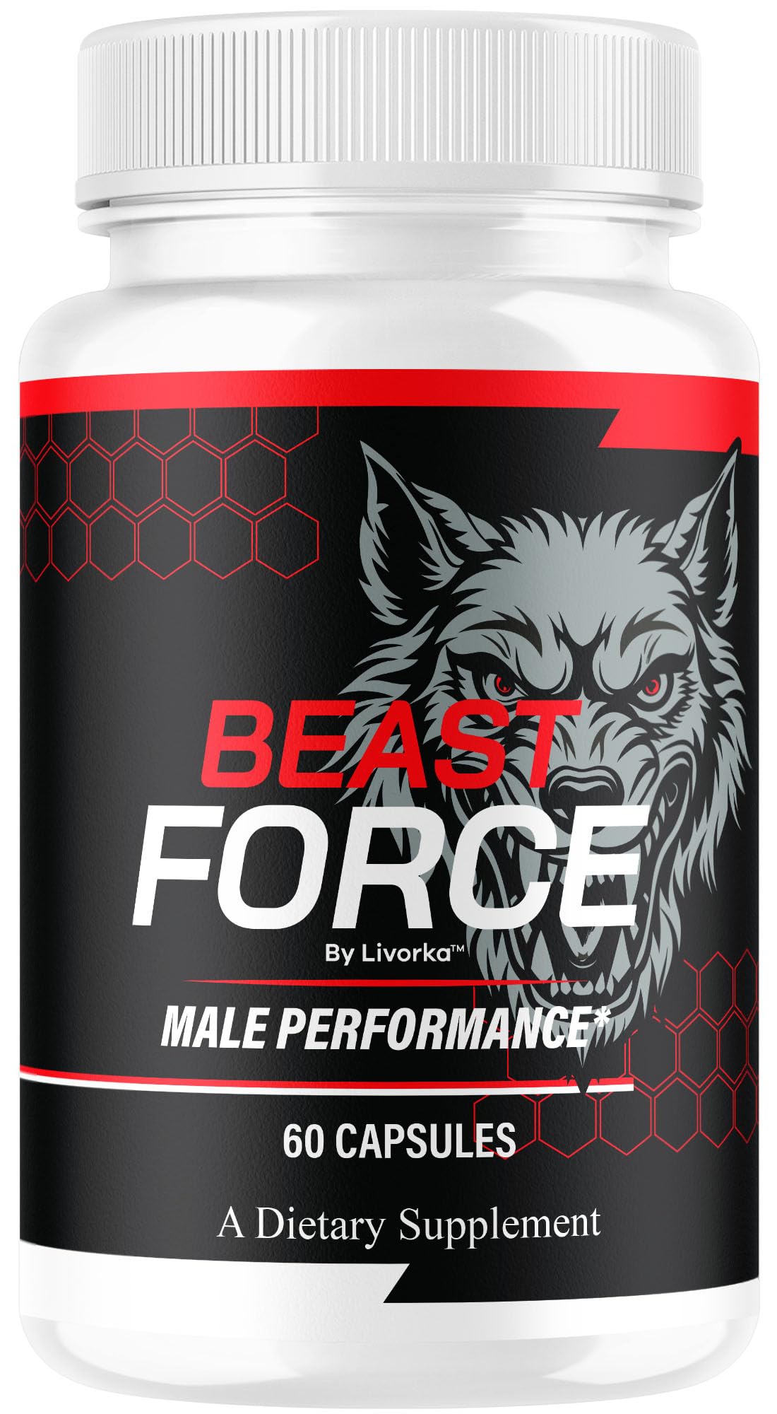 Beast Force for Men Pills – Official BeastForce Capsules | Premium All-Natural, 60 Count