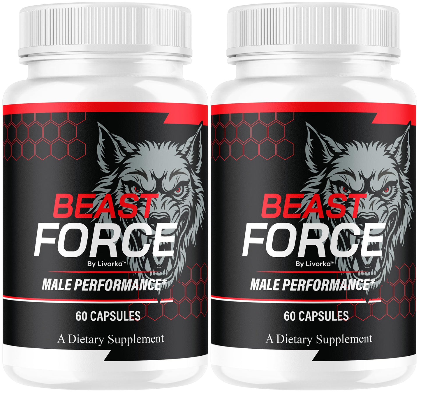 (2 Pack) Beast Force for Men Pills – Official BeastForce Capsules, All-Natural Maximum Strength, 120 Capsules