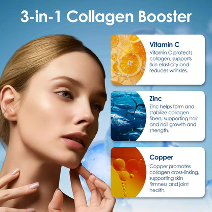 Beautide Marine Collagen Peptides Powder – Wild-Caught Fish, Vitamin C, Hyaluronic Acid, Non-GMO, 35 Servings