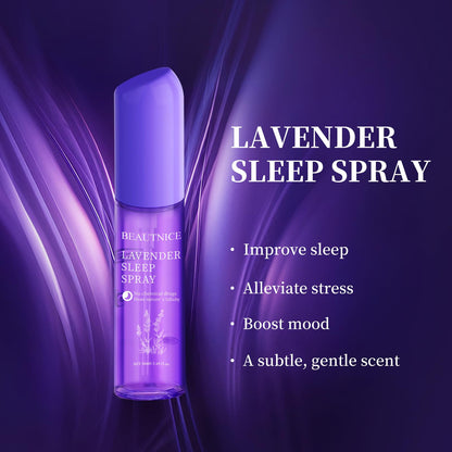 BEAUTNICE Lavender Sleep Spray – Natural Sleep Aid, 50ml Pillow Mist