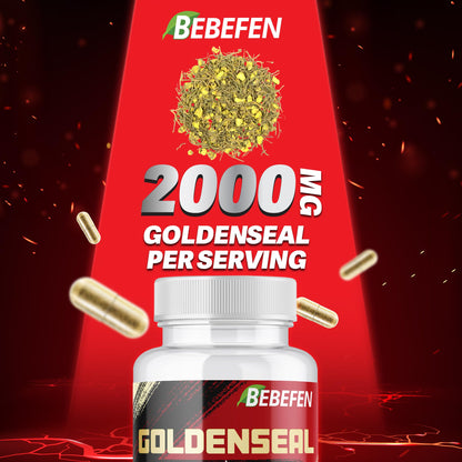 BEBEFEN Goldenseal Root Capsules 2000mg | Traditional Herb, Concentrated Extract