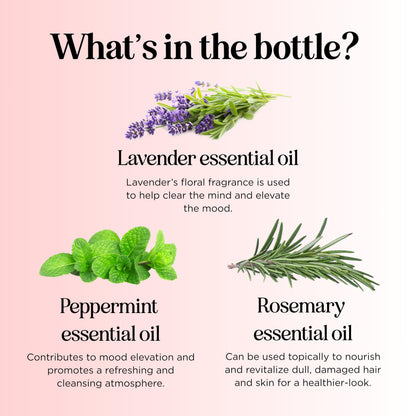 Clarify Headache Essential Oil Blend for Diffusers | Peppermint, Rosemary & Lavender