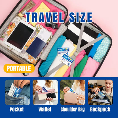 Bedy Motion Sickness Patches – Non-Drowsy, 72H Relief for Travel (Adults & Kids)