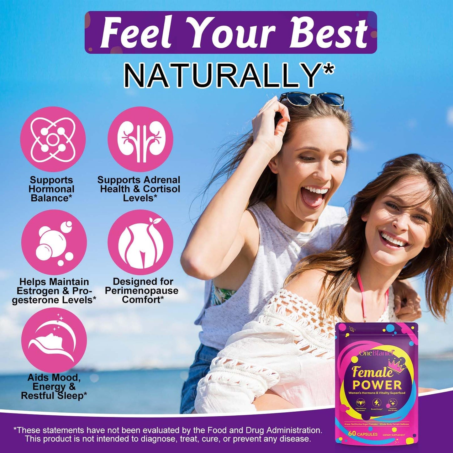 Beef Organ Supplement for Women – 60 Capsules, Grass-Fed & Non-GMO