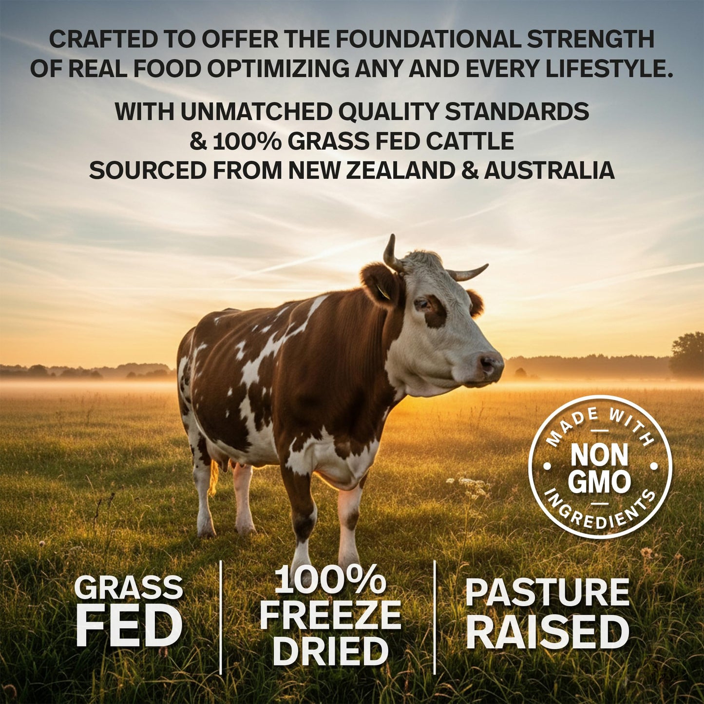 Premium Grass-Fed Beef Organ Supplement – Liver, Heart, Kidney, Pancreas & Spleen (200 Count)