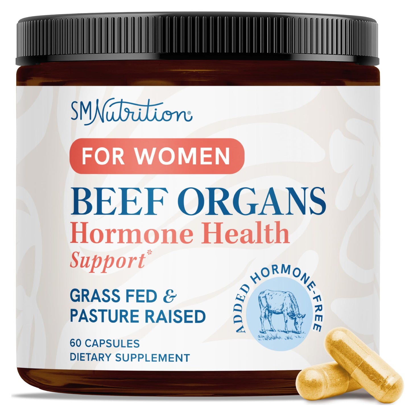 Beef Organ Supplement for Women – Hormone Health & Energy | Grass-Fed NZ Organs 60 Ct
