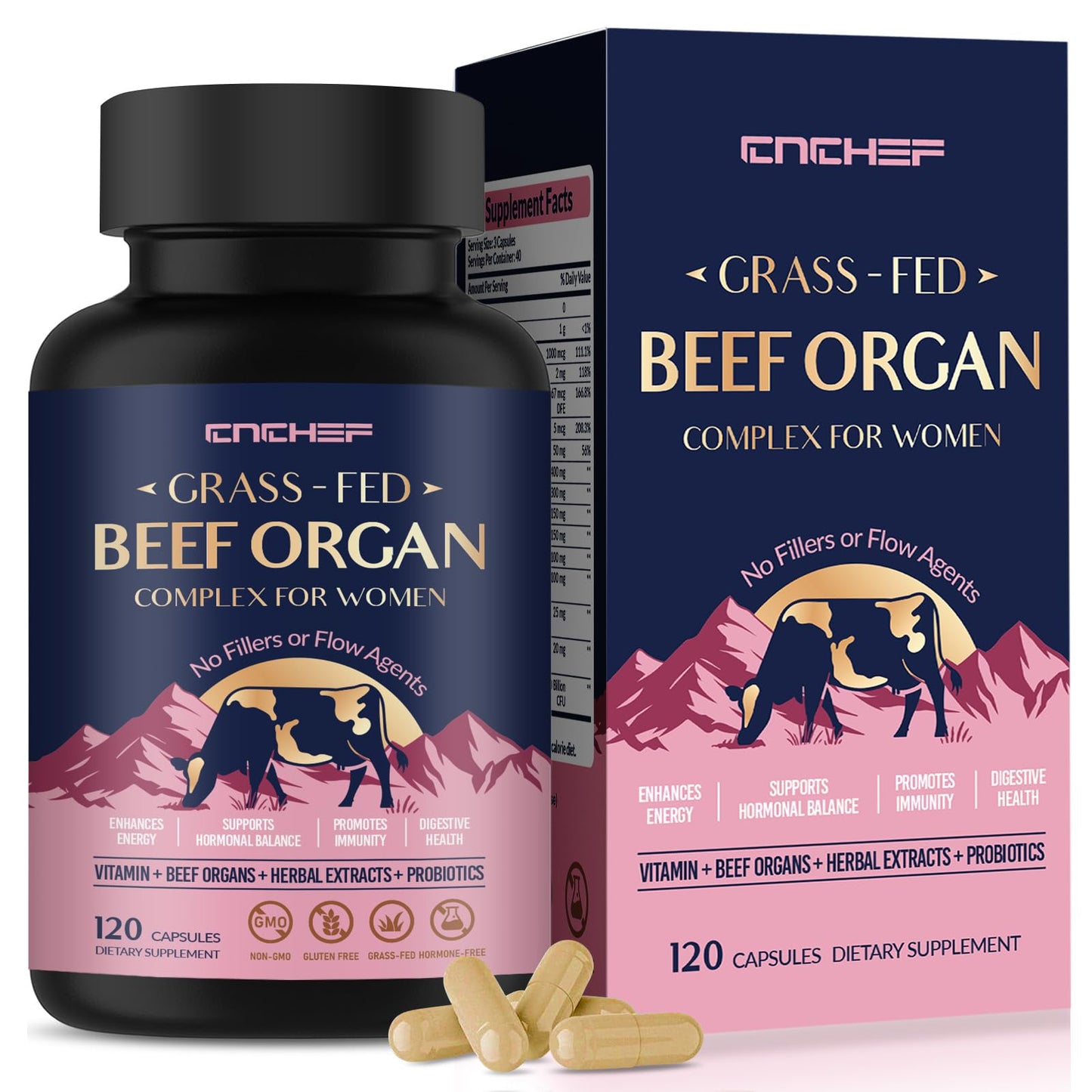 Beef Organ Supplement for Women – Grass-Fed Offal Blend, Hormone Balance & Energy