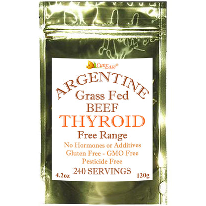 Beef Thyroid Powder – Grass-Fed & Finished Argentine (4.2 oz)