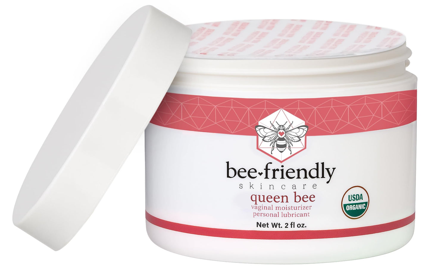 BeeFriendly Organic Vaginal Moisturizer | USDA Certified Organic Vulvar Cream, 2 oz