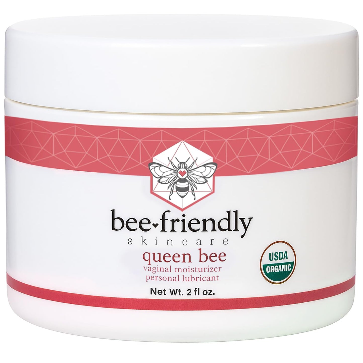 BeeFriendly Organic Vaginal Moisturizer | USDA Certified Organic Vulvar Cream, 2 oz