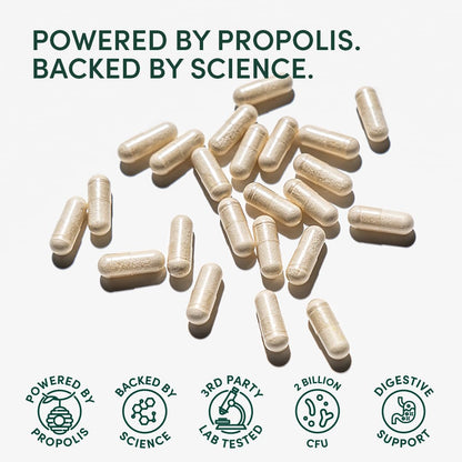 Beekeeper's Naturals Complete Gut Health – 3-in-1 Probiotic, Prebiotic & Postbiotic (Gluten-Free, 20ct)