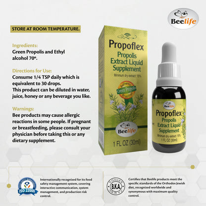Beelife Brazilian Green Propolis Extract – 15% Artepillin-C Tincture | Immune Support
