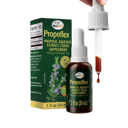 Beelife Propoflex Green Propolis Extract | Alcohol-Free Propolis Tincture | High Artepillin-C | Made in Brazil