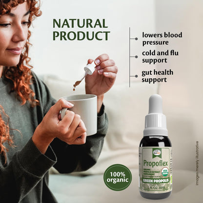 Beelife Propoflex Organic Green Propolis Extract – High Artepillin-C, 1 Fl Oz
