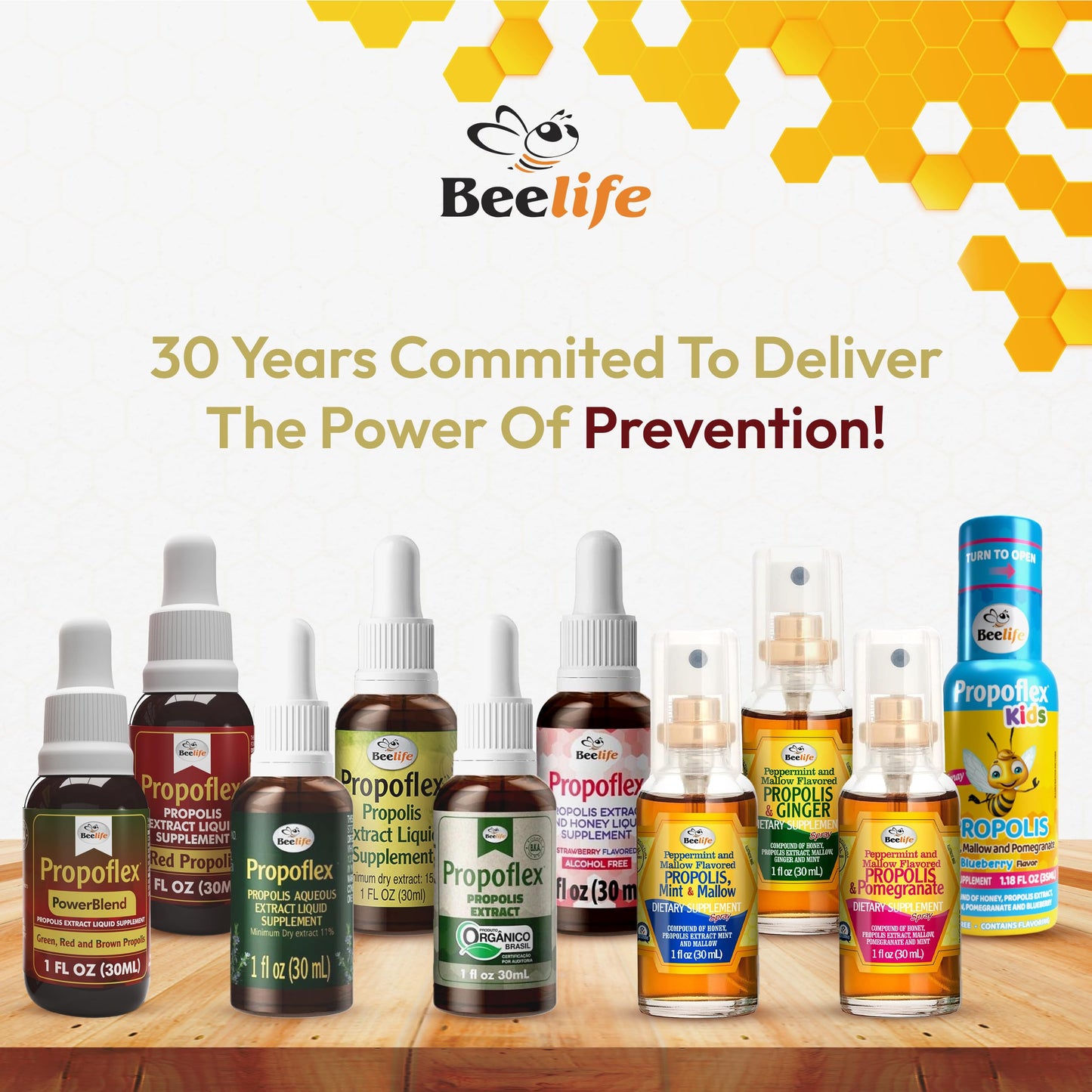 Beelife Propoflex Organic Green Propolis Extract – High Artepillin-C, 1 Fl Oz