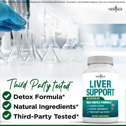 Liver Cleanse Detox & Repair – Milk Thistle & Chanca Piedra Liver Support | 120 Count